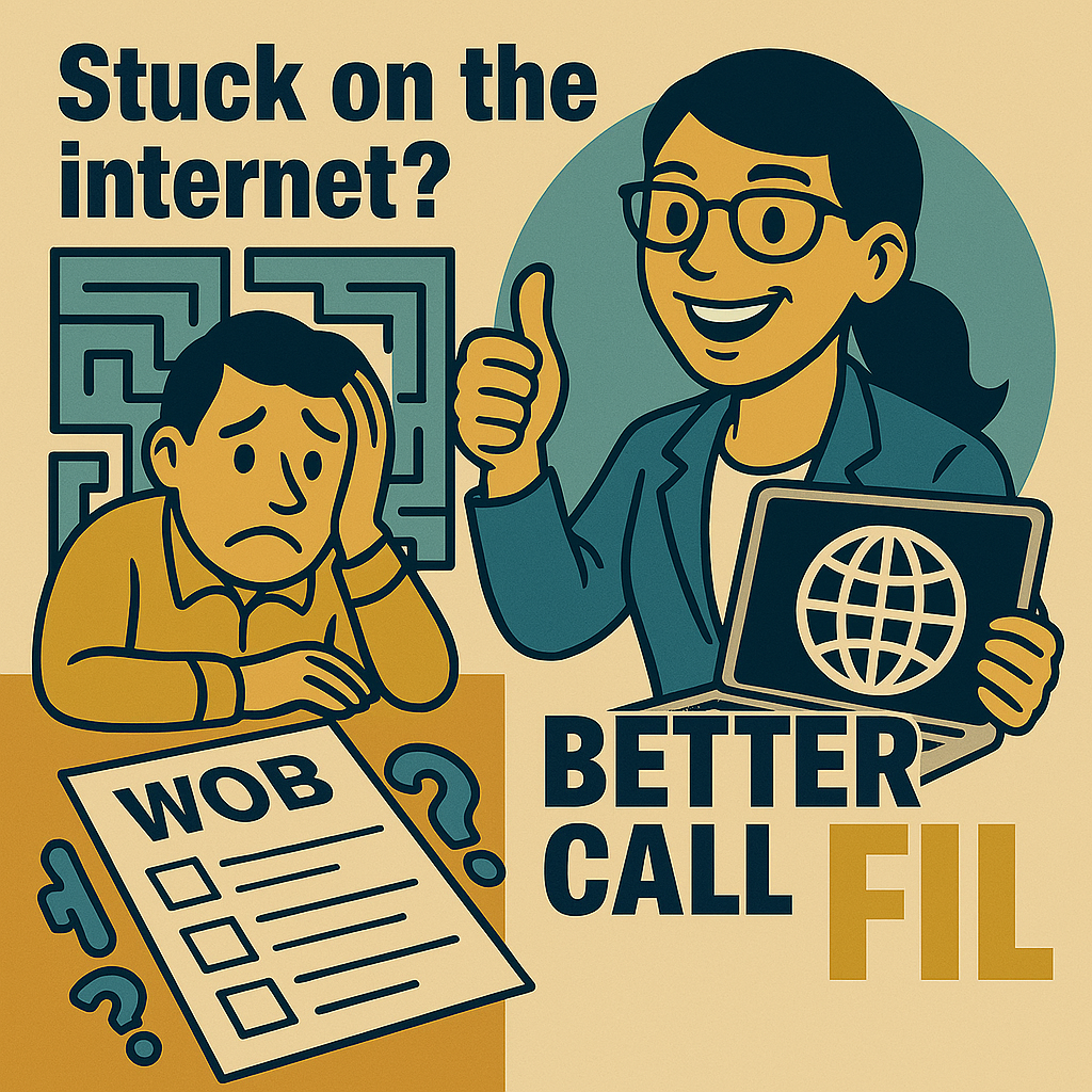 picture of help with internet